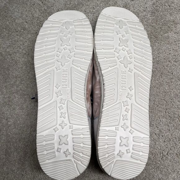 NWT HEY DUDE WALLY FUNK CANVAS Mens Shoe 15 Tan Lightweight Slip-On Camp Tie Dye - Picture 9 of 13